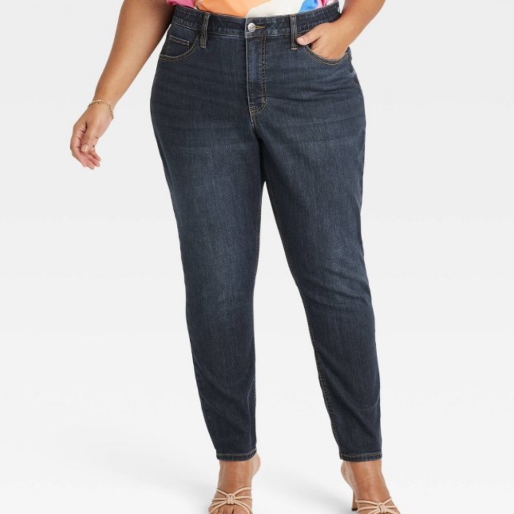 Ava & Viv Dark Wash Skinny Jeans Size 20